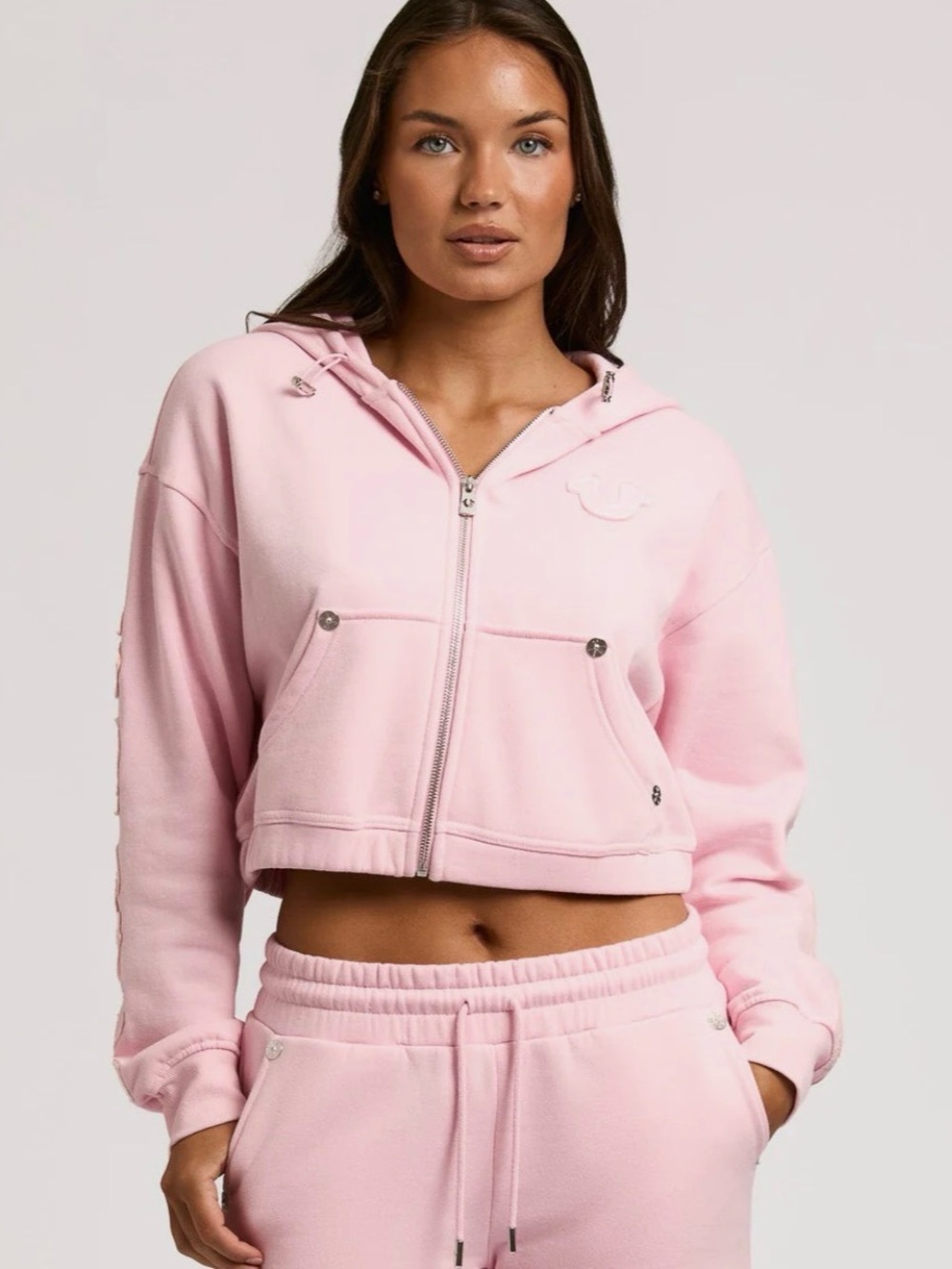 True Religion Applique RLX Zip Up Hoodie